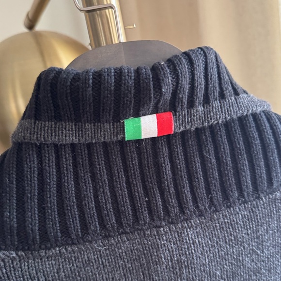 Puma Ferrari Men Charcoal Zip-Up Sweater | Large - Picture 9 of 13